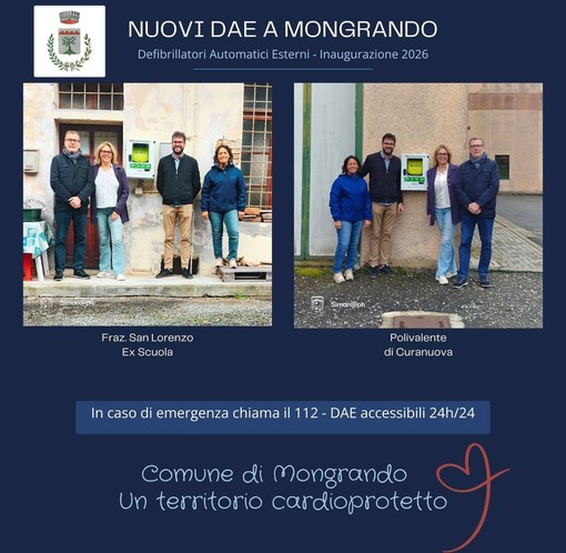 Defibrillatori e formazione a Mongrando, l’attenzione del Comune nella salute della comunità (foto dalla pagina Facebook di Insieme per Mongrando - Michele Teagno Sindaco) Defibrillatori e formazione a Mongrando, l’attenzione del Comune nella salute della comunità (foto dalla pagina Facebook di Insieme per Mongrando - Michele Teagno Sindaco)