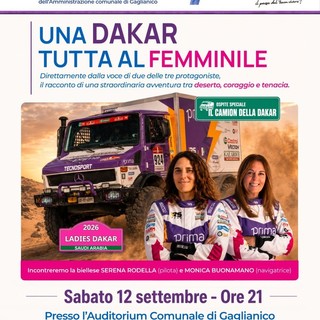 Una Dakar tutta al femminile, a Gaglianico una serata con Serena Rodella e Monica Buonamano