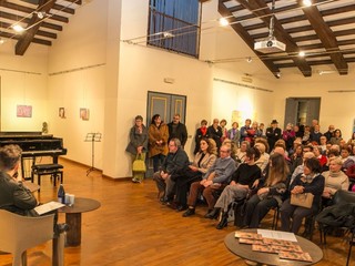 A Pettinengo il vernissage della mostra Davide Prevosto