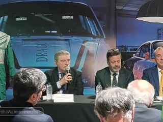 Drago Lanificio in Biella ospita la presentazione del "13° Rally Valli Biellesi - 2° Memorial Umberto Drago" FOTO e VIDEO Mattia Baù per newsbiella.it