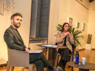 A Pettinengo il vernissage della mostra Davide Prevosto