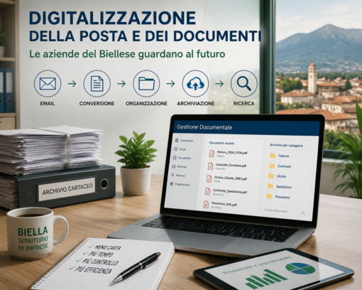 Come le aziende del Biellese stanno digitalizzando la gestione della posta e dei documenti