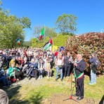 Donato Lace celebra il 25 Aprile: memoria partigiana, istituzioni e canti della Resistenza - Foto e Video Massimo Giacobbe per newsbiella.it