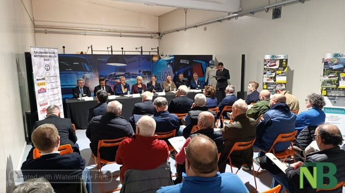 Drago Lanificio in Biella ospita la presentazione del "13° Rally Valli Biellesi - 2° Memorial Umberto Drago" FOTO e VIDEO Mattia Baù per newsbiella.it