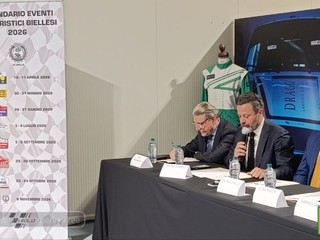 Drago Lanificio in Biella ospita la presentazione del "13° Rally Valli Biellesi - 2° Memorial Umberto Drago" FOTO e VIDEO Mattia Baù per newsbiella.it