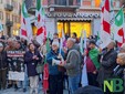 Biella, manifestazione in piazza Santa Marta dopo le dimissioni di Delmastro FOTO Nicola Rasolo per newsbiella.it
