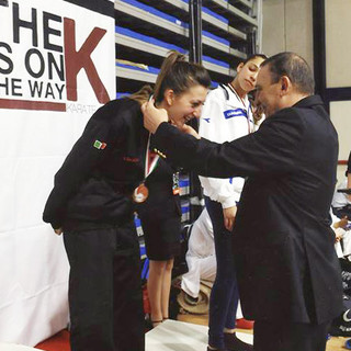 Karate - Deborah Spagnuolo vince il bronzo nel kumite agli Open d'Italia Karate - Deborah Spagnuolo vince il bronzo nel kumite agli Open d'Italia