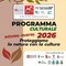 In arrivo il programma culturale autunno-inverno 2026 In arrivo il programma culturale autunno-inverno 2026