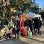 Valdilana, clima di festa a Valle Mosso con Babbo Natale in Valle (foto dalla pagina Facebook di Amici del Parco Reda)