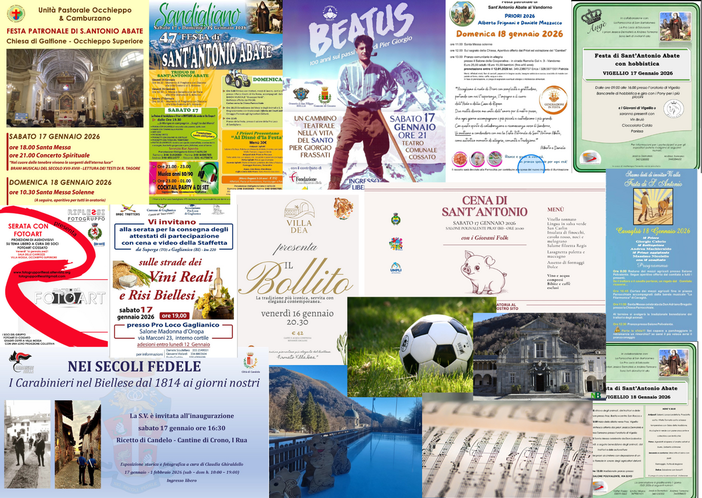 Tante cose da fare a Biella nel we del 16, 17 e 18 gennaio