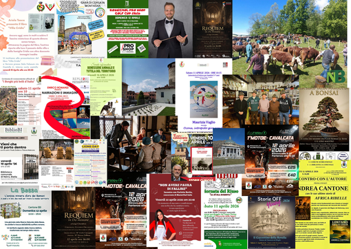 Tante cose da fare nel we del 10, 11 e 12 aprile