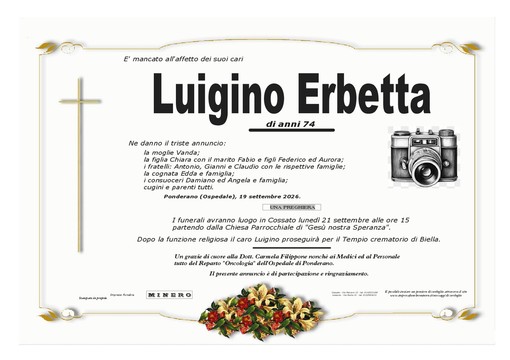 Luigino Erbetta Luigino Erbetta