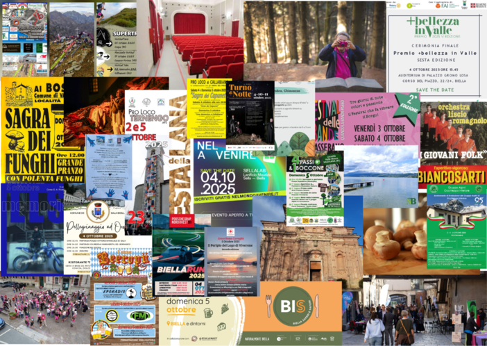 Tante cose da fare a Biella il 5 ottobre
