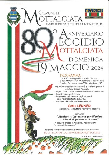 Eccidio di Mottalciata, il Comune celebra l’80° anniversario.