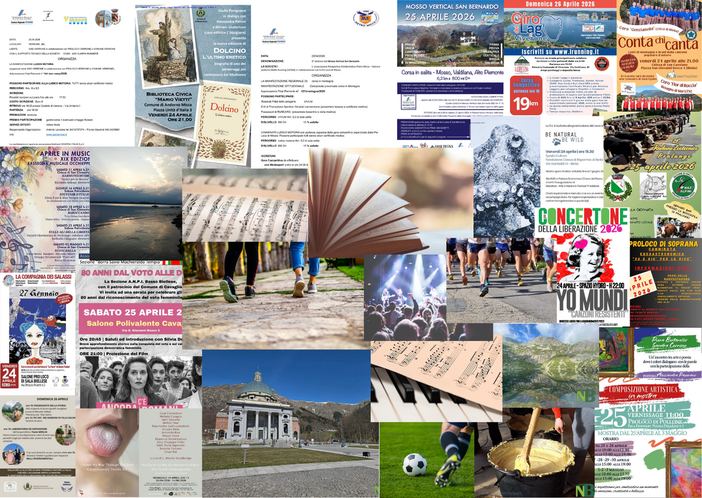 Tante cose da fare a Biella nel we del 24, 25 e 26 aprile