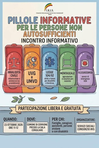 A Cerrione un incontro informativo rivolto alle persone non autosufficienti