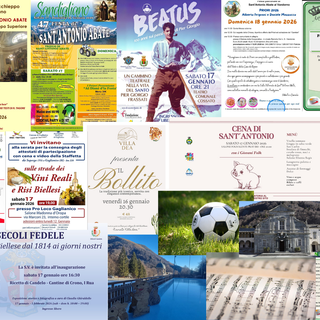 Tante cose da fare a Biella nel we del 16, 17 e 18 gennaio