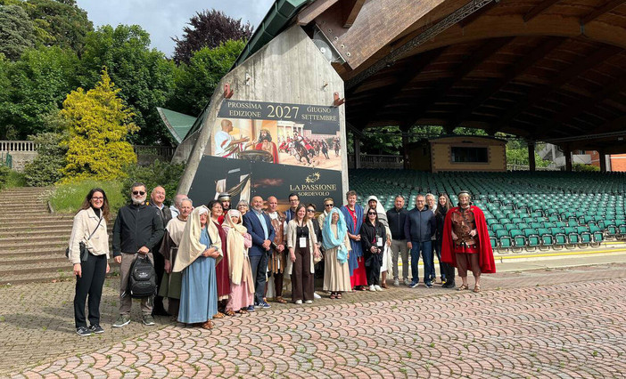 La “Passione di Sordevolo” promuove Spettacolo e territorio Biellese: in visita operatori turistici da Italia ed estero