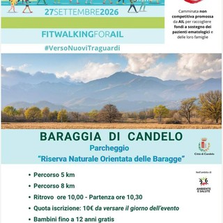 Nella Baraggia di Candelo torna la FitwalkingForAIL