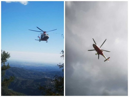 Accusa un malore in rifugio, arriva l'elisoccorso in alta Valsessera Accusa un malore in rifugio, arriva l'elisoccorso in alta Valsessera