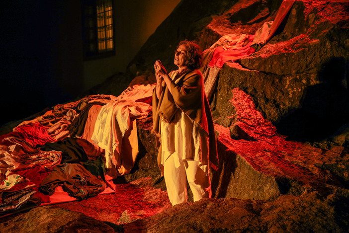 “L’Eco dei Giorni – Racconti di cura e di famiglia”: al Santuario di Oropa la lettura teatrale - Foto di Chiara Agostinetto