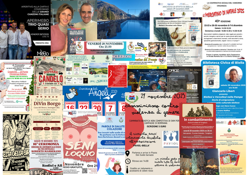 Tante cose da fare il 28, 29 e 30 novembre Tante cose da fare il 28, 29 e 30 novembre