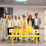 Endometriosi, conoscere per curare: inaugurata all’Ospedale di Biella la panchina gialla ENDOPANK®
