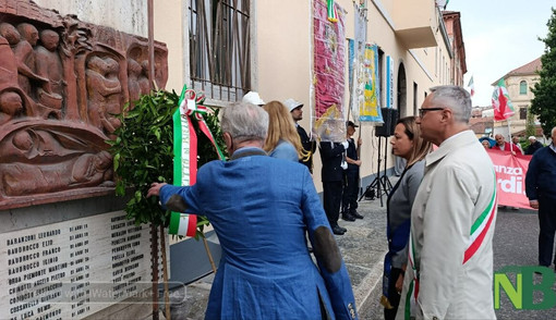 Biella non dimentica l’eccidio di piazza Martiri, Olivero: “Ricordare è doveroso” (servizio di Mattia Baù per newsbiella.it)