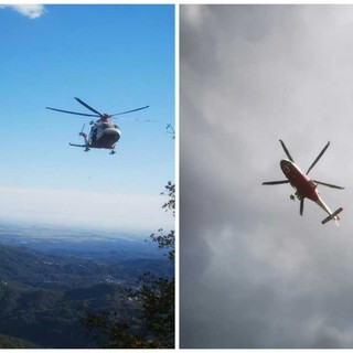 Accusa un malore in rifugio, arriva l'elisoccorso in alta Valsessera Accusa un malore in rifugio, arriva l'elisoccorso in alta Valsessera