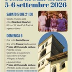 A Sordevolo un fine settimana tra cultura, musica e condivisione con la Festa di San Grato A Sordevolo un fine settimana tra cultura, musica e condivisione con la Festa di San Grato