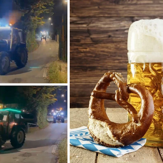 Netro in festa con la 3ª Utuberfest: ieri la sfilata dei trattori, oggi musica e sapori bavaresi - Servizio di Giuliana Mosca per newsbiella.it