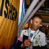 Franco Collé al traguardo di Courmayeur - photo credits Stefano Coletta- Zzam Agency Franco Collé al traguardo di Courmayeur - photo credits Stefano Coletta- Zzam Agency