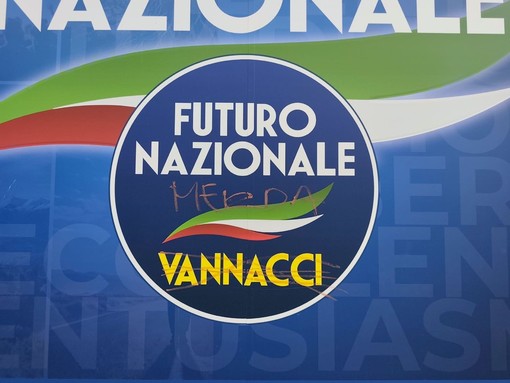 Futuro Nazionale, scritte ingiuriose fuori dalla sede, Dellarovere: "Gesto vile e codardo ma continueremo a lavorare a testa alta"