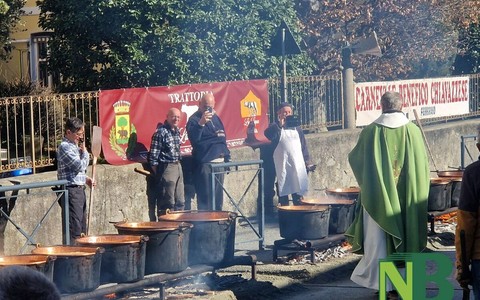 Biella, a Chiavazza cresce l'attesa per la Fagiolata (foto di Stefania Zorio per newsbiella.it)
