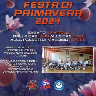 Teens Basket Biella festeggia i piccoli atleti: la Festa di primavera 2024.