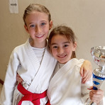 Dragon's Karate Giovani promesse, nella foto Lorenzonetto Zoe e Pacchielle Eleonora