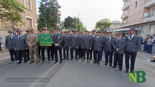 In foto, l'ANA nei giorni dell'Adunata a Biella