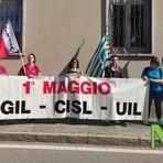 Corteo del 1° maggio a Biella, focus su IA e lavoro dignitoso (foto di repertorio dello scorso anno)