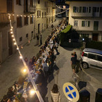 Biella, grande pubblico al Favaro per la Cena sotto le Stelle