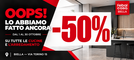 Febal Casa Biella, a ottobre il 50% di sconto su cucine e arredamento