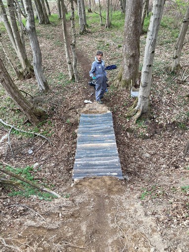 Valdilana: La Free Bike Trivero ripristina i sentieri adatti alle MTB FOTO e VIDEO