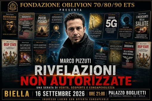 Marco Pizzuti arriva a Biella: una serata per guardare oltre le verità convenzionali