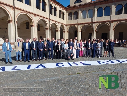 Fratelli d’Italia, presentata la lista dei 32 candidati al consiglio comunale di Biella, foto Alessandro Bozzonetti