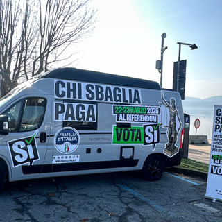 Giustizia, Fratelli d’Italia in piazza: il “Camper del SÌ” fa tappa nei comuni biellesi Giustizia, Fratelli d’Italia in piazza: il “Camper del SÌ” fa tappa nei comuni biellesi