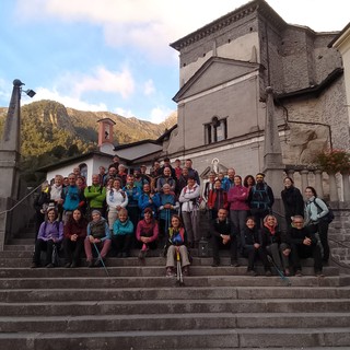 Da Rassa a Oropa passando per la Valsessera: oggi l'arrivo al santuario mariano - Foto Michele Barbaglia, sindaco di Rassa
