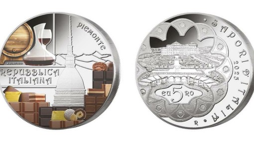 Barolo e Cioccolato del Piemonte nella nuova moneta della Zecca dello Stato FOTO e VIDEO Barolo e Cioccolato del Piemonte nella nuova moneta della Zecca dello Stato FOTO e VIDEO