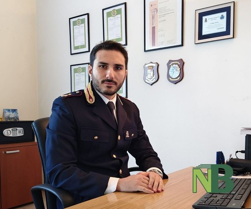 In foto il commissario capo Filippo Barba, dirigente da oltre un anno della Divisione Anticrimine della Questura di Biella