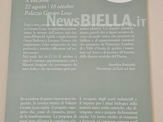 Biella, l’arte incontra l’alto artigianato con “Fatti ad Arte” FOTO e VIDEO Angela Lobefaro per newsbiella.it