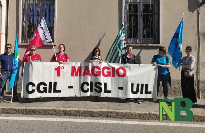 Corteo del 1° maggio a Biella, focus su IA e lavoro dignitoso (foto di repertorio dello scorso anno)