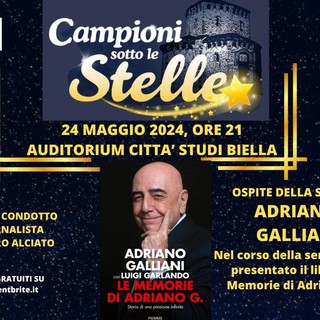Adriano Galliani ospite a "Campioni sotto le stelle" del 24 maggio